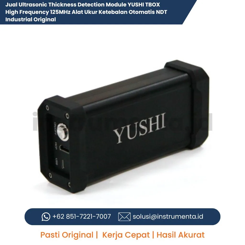 Jual Ultrasonic Thickness Detection Module YUSHI TBOX High Frequency 125MHz Alat Ukur Ketebalan Otomatis NDT Industrial Original